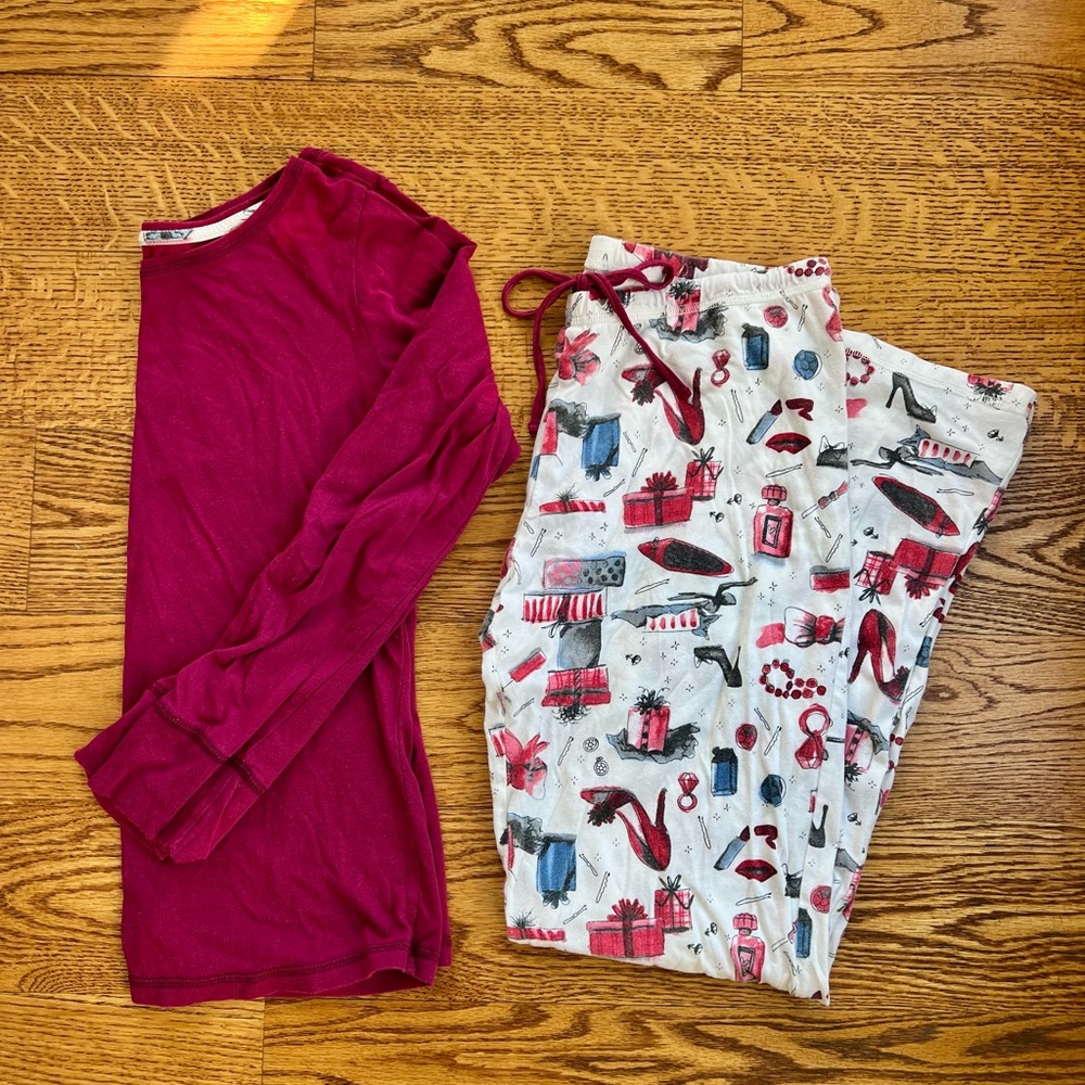 Gilligan & O’Malley Fashion Print Pajama Set for Women